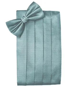 Cloudy Herringbone Kids Cummerbund